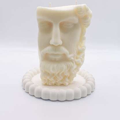 Zeus Head Candle