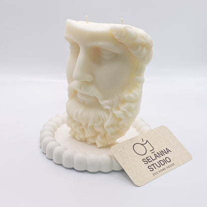 Zeus Head Candle