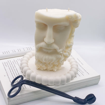 Zeus Head Candle