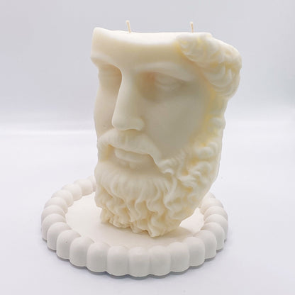 Zeus Head Candle