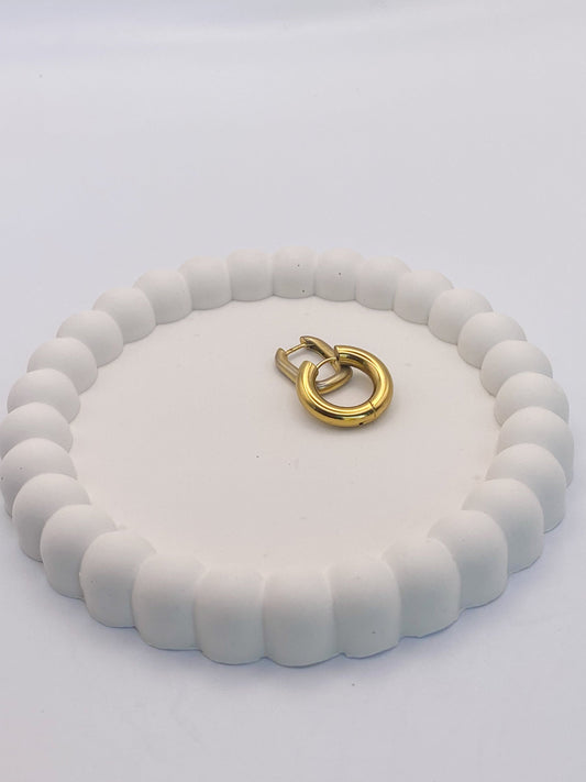 Round tray - White